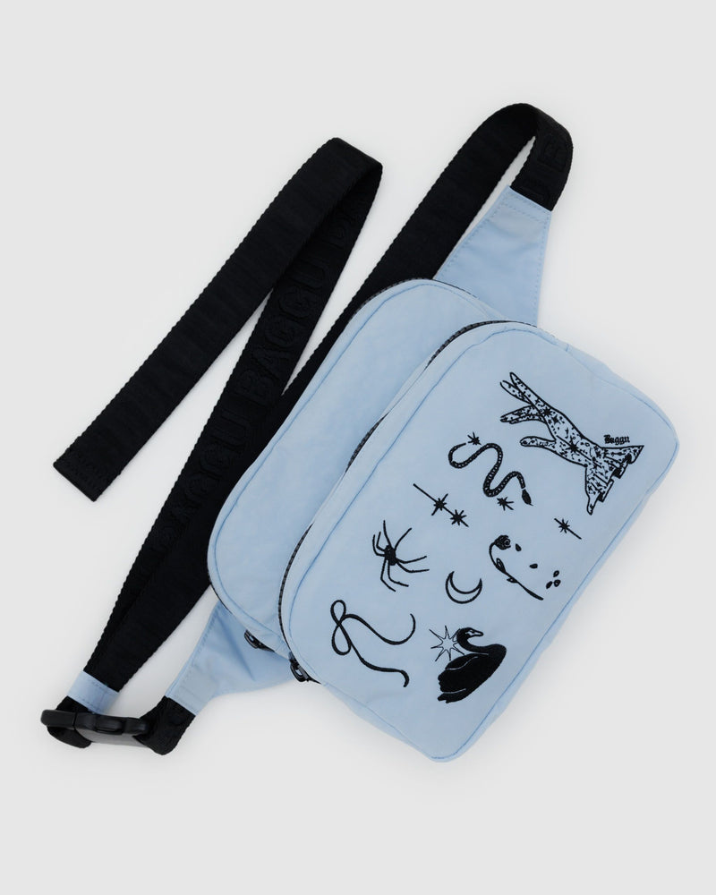 BAGGU Wholesale Cross Body Fanny Pack - Embroidered Ballet Icons
