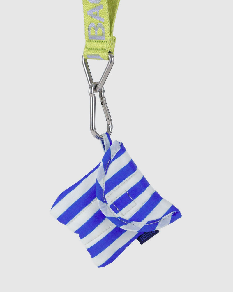 BAGGU Wholesale  Puffy Earbuds Case - Blue Painted Stripe