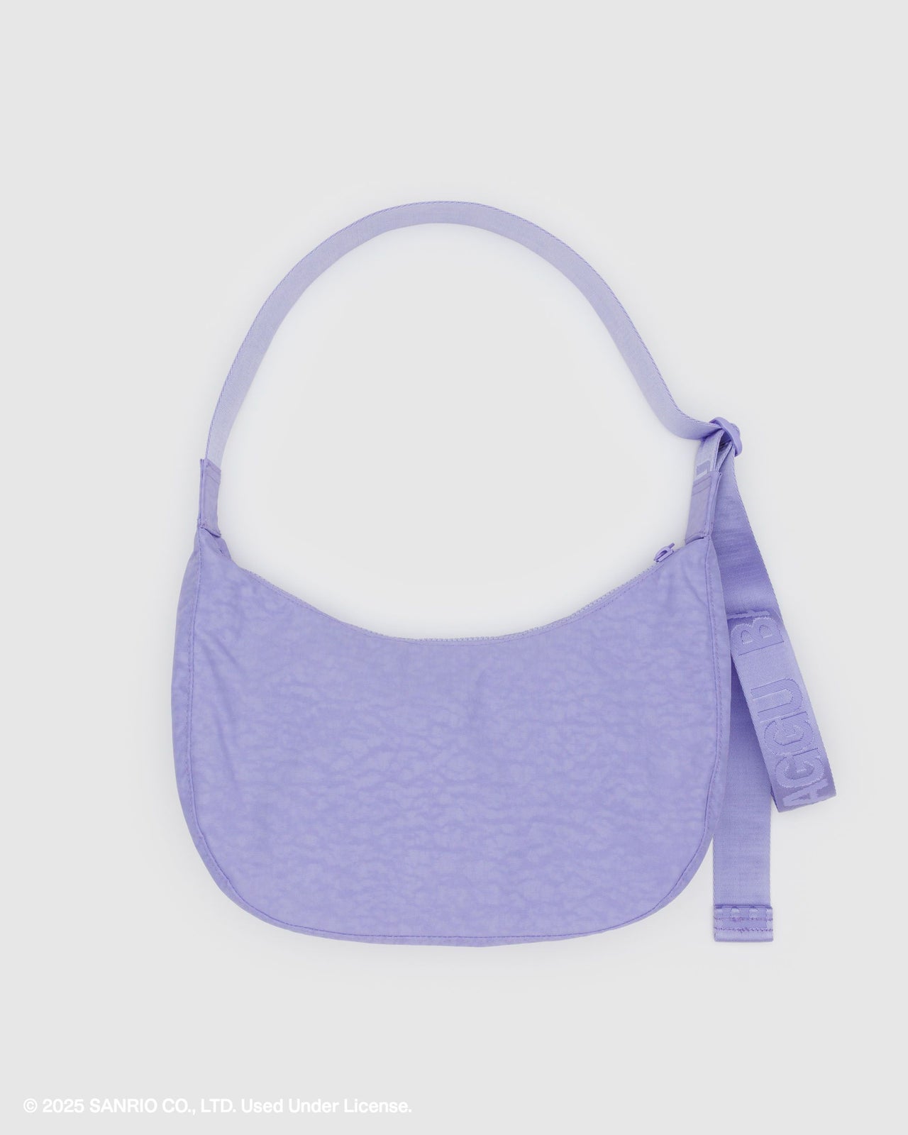 Medium Nylon Crescent Bag - Embroidered My Melody Strawberry