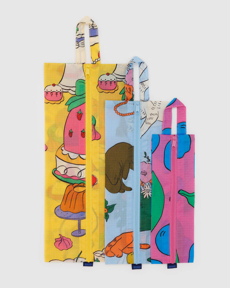 BAGGU Wholesale Travel 3D Zip Set - Still Life