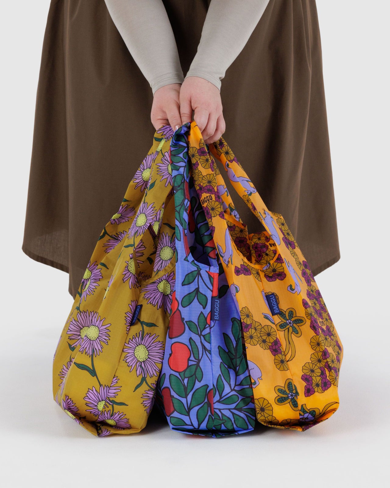 Standard Baggu Set of 3 - Night Orchard