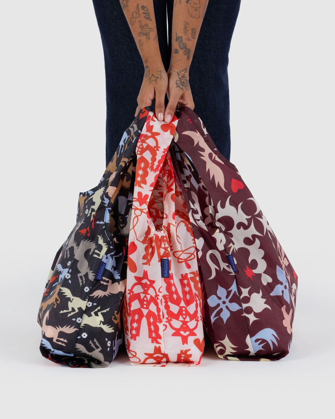 Standard Baggu Set of 3 - Western Cut-Outs