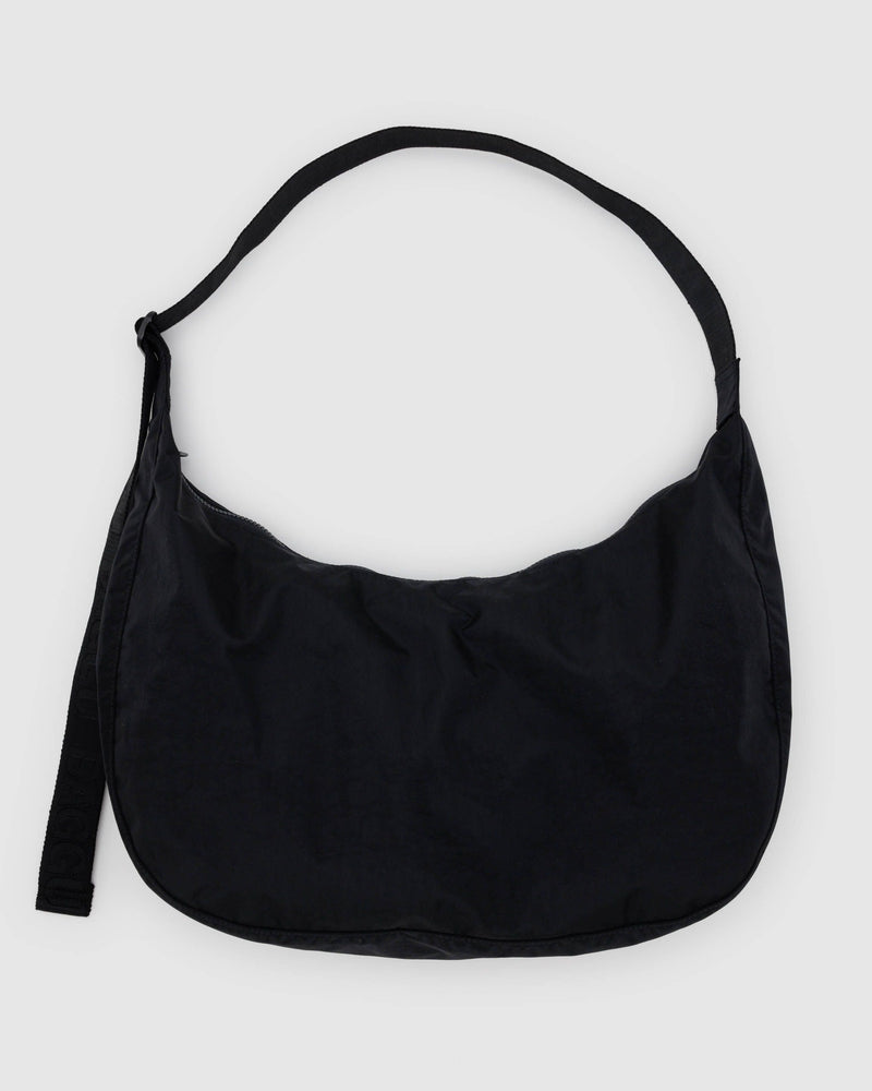 BAGGU Wholesale  Large Nylon Crescent Bag - Black
