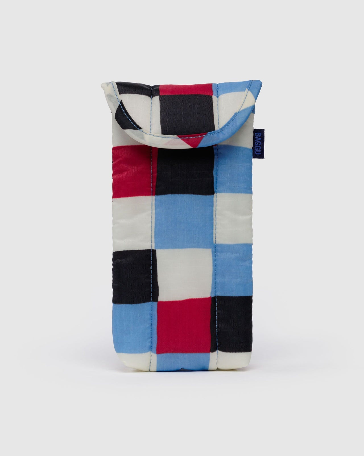 Puffy Glasses Sleeve - Painted Check