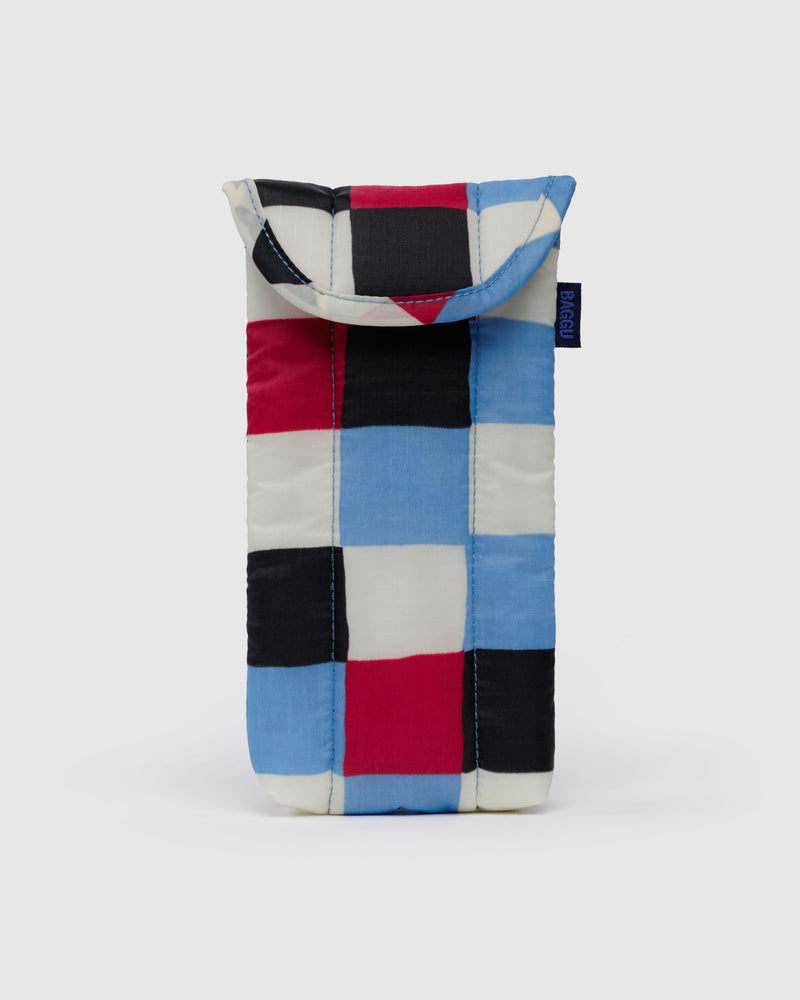 BAGGU Wholesale  Puffy Glasses Sleeve - Painted Check