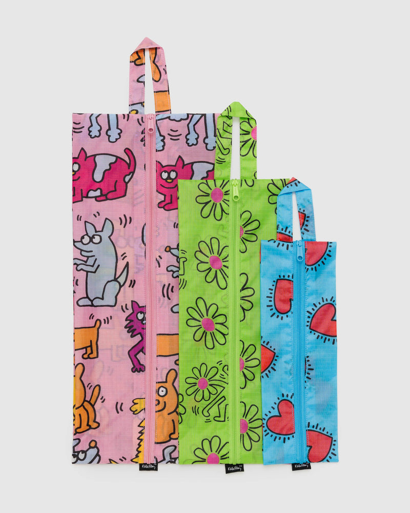BAGGU Wholesale Travel 3D Zip Set - Keith Haring