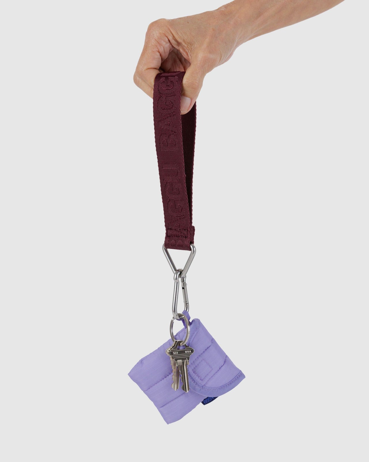 Logo Keychain - Mahogany