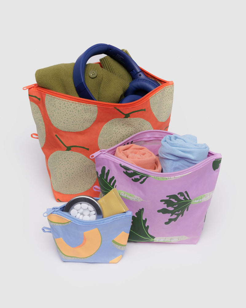 BAGGU Wholesale Travel Go Pouch Set - Japanese Produce