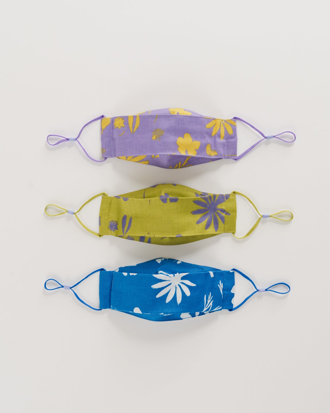 Kids' Fabric Mask Set - Floral Sun Prints