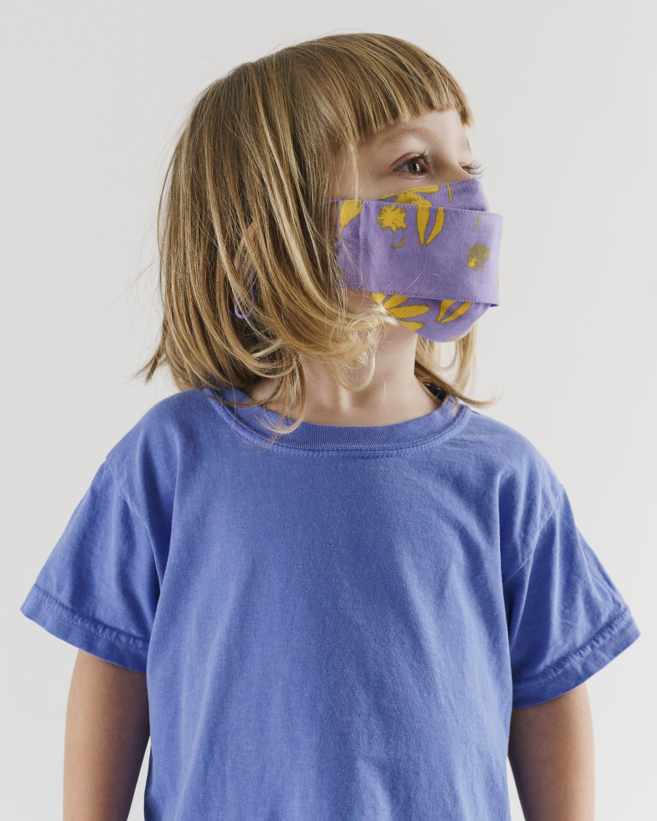 Kids' Fabric Mask Set - Floral Sun Prints