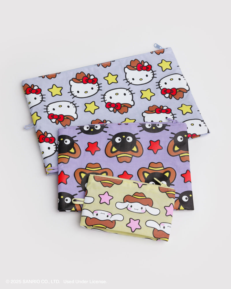 BAGGU Wholesale Travel Go Pouch Set - Hello Kitty & Friends Western