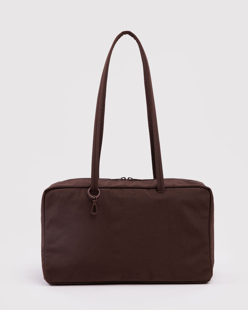 BAGGU Wholesale  Medium Nylon Bowler Bag - Coffee