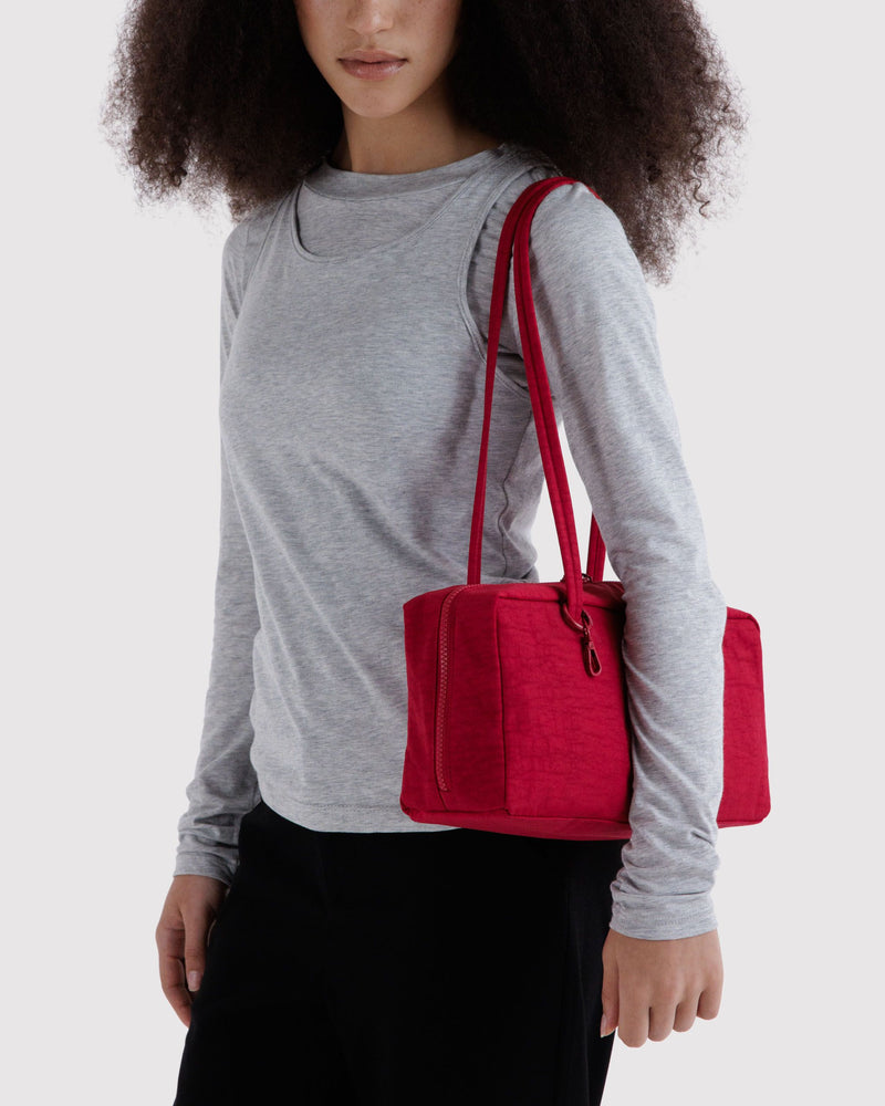 BAGGU Wholesale  Nylon Bowler Bag - Cherry