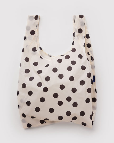 BAGGU Wholesale Shop All Standard Baggu - Cream and Black Polka Dot