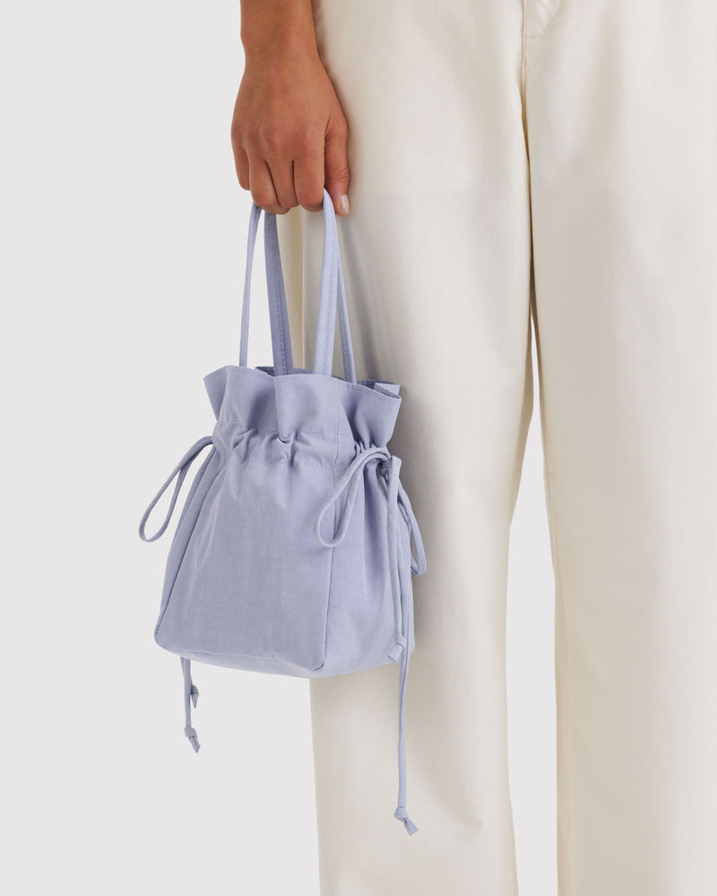 BAGGU Wholesale  Nylon Drawstring Bag - Mist