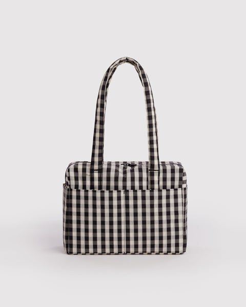 BAGGU Wholesale Cloud Bags Everyday Cloud Bag - Black and Cream Gingham