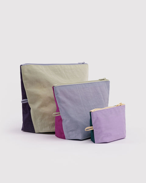 BAGGU Wholesale Travel Go Pouch Set - Lagoon Mix