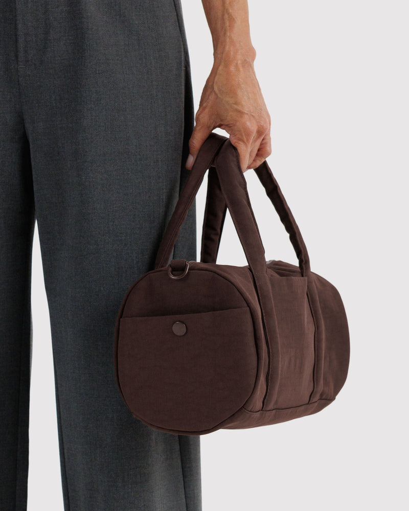 BAGGU Wholesale  Nylon Duffle Bag - Coffee