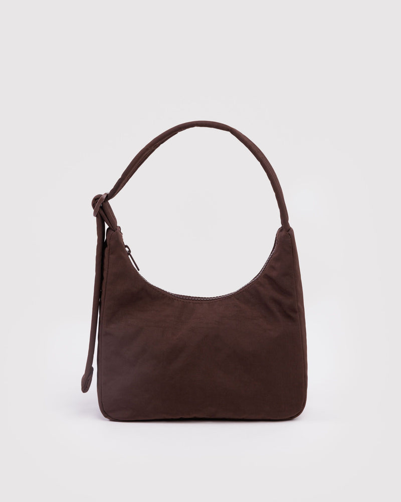 BAGGU Wholesale  Mini Nylon Shoulder Bag - Coffee