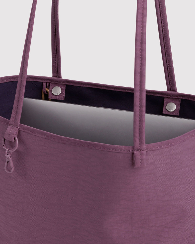 BAGGU Wholesale  Medium Nylon Reversible Tote - Wild Plum Mix