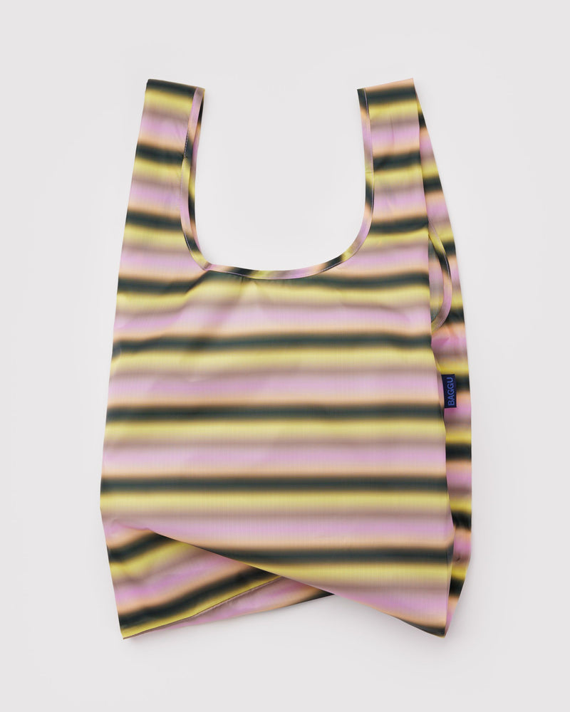BAGGU Wholesale  Standard Baggu - Gradient Stripe Pink & Yellow