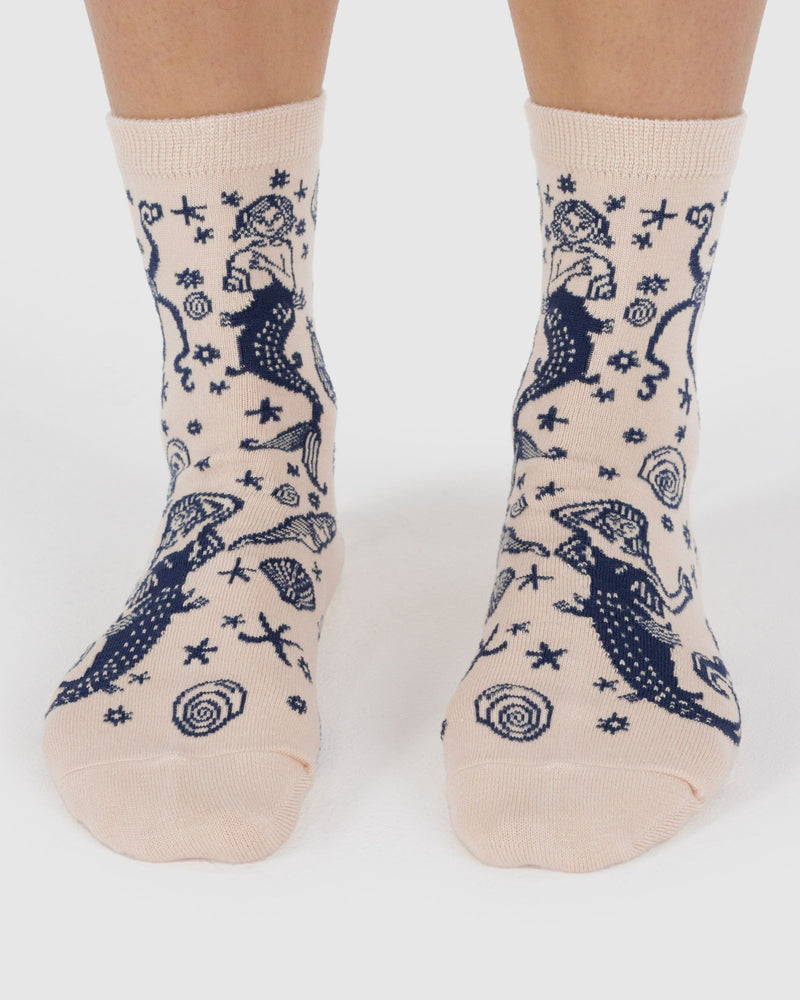 BAGGU Wholesale Socks Crew Sock - Mermaid