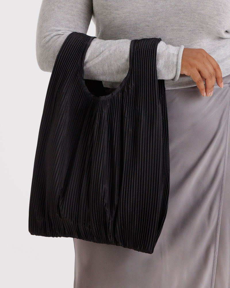 BAGGU Wholesale  Pleated Baggu - Black