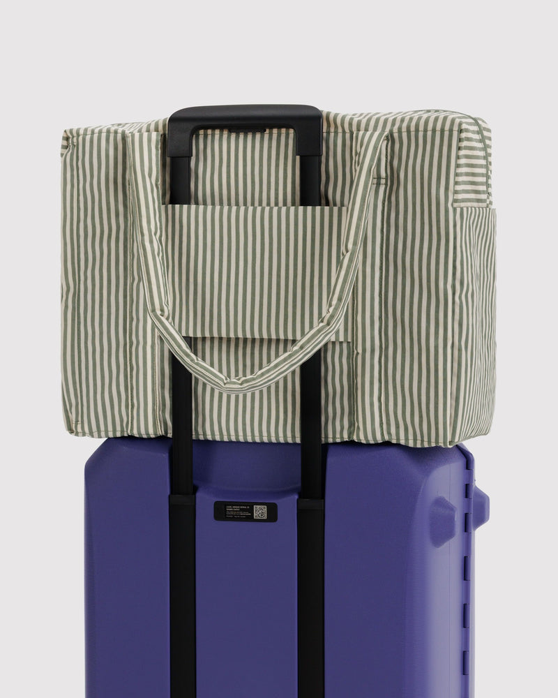 BAGGU Wholesale  Cloud Carry-on - Sage Stripe