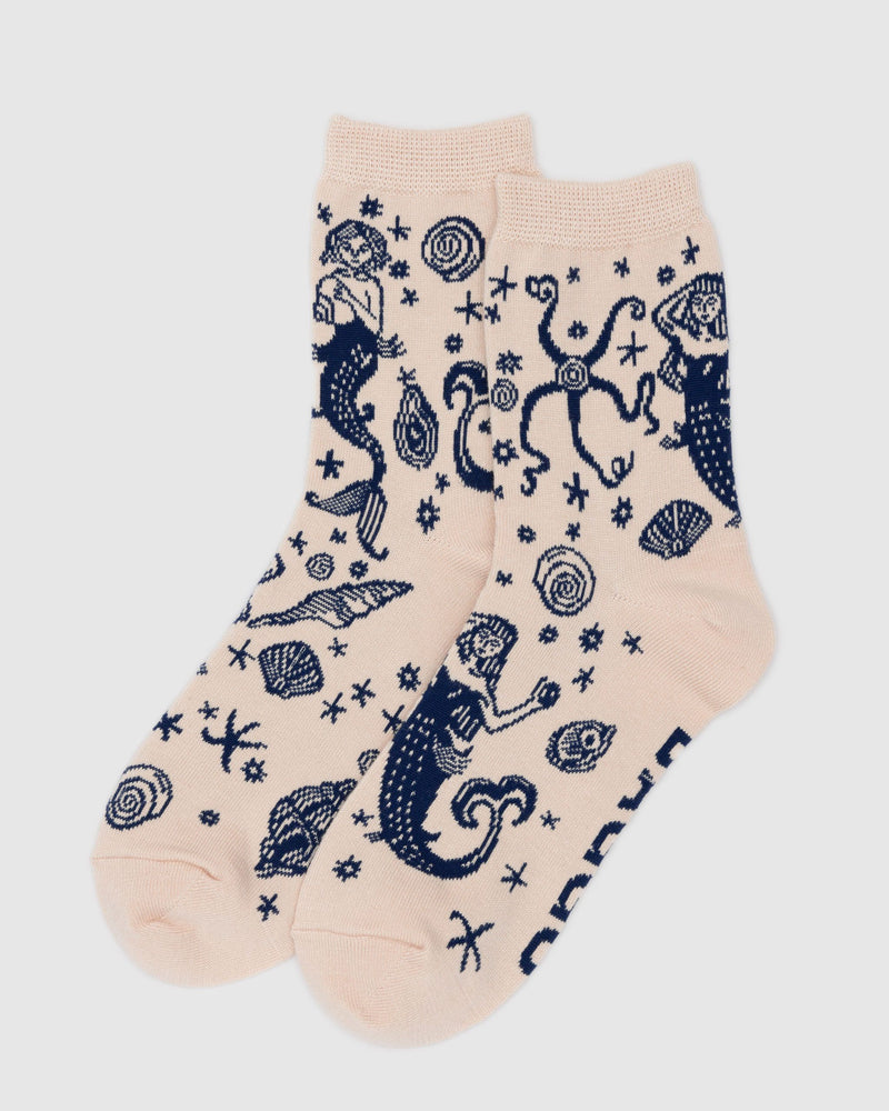BAGGU Wholesale Socks Crew Sock - Mermaid