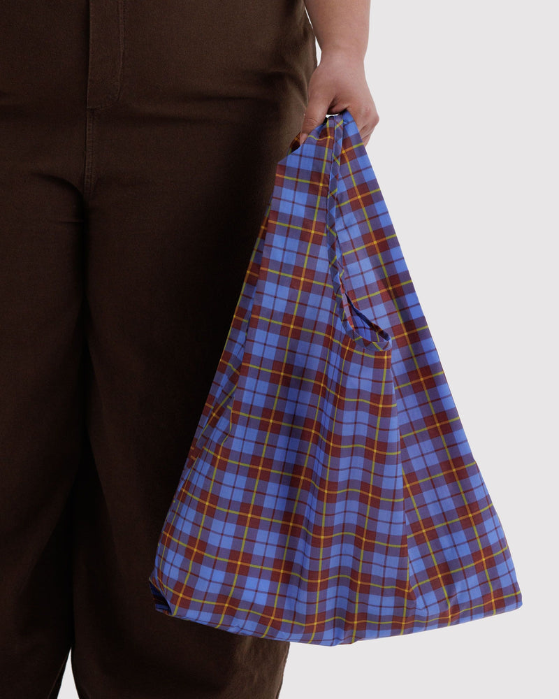 BAGGU Wholesale  Standard Baggu - Blue Tartan