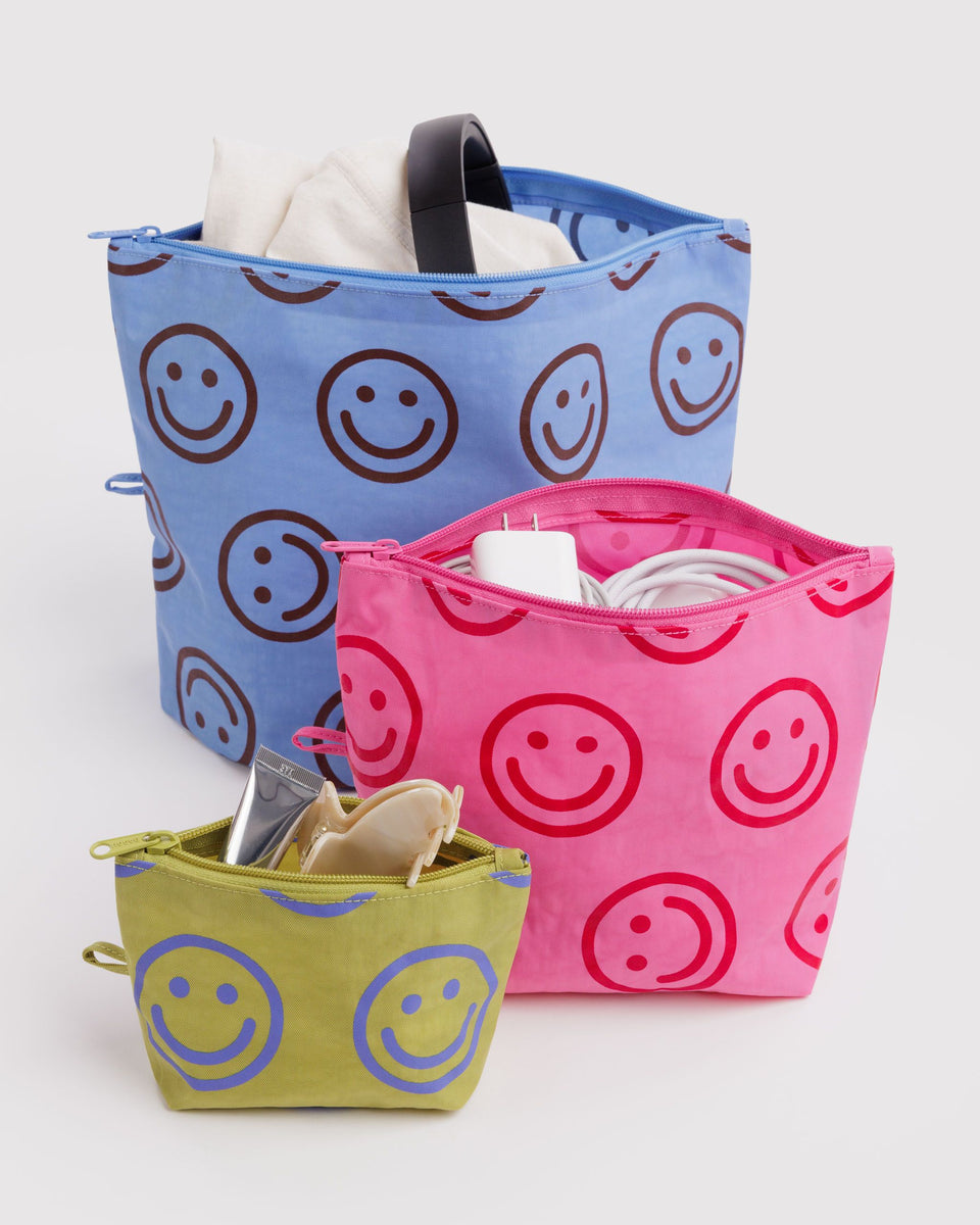 BAGGU Wholesale Go Pouch Set Go Pouch Set - Pop Happy Mix