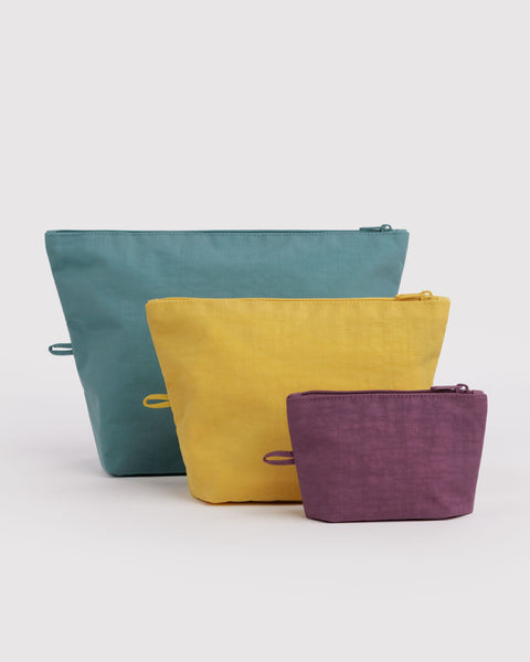 BAGGU Wholesale Shop All Go Pouch Set - Jewel Mix
