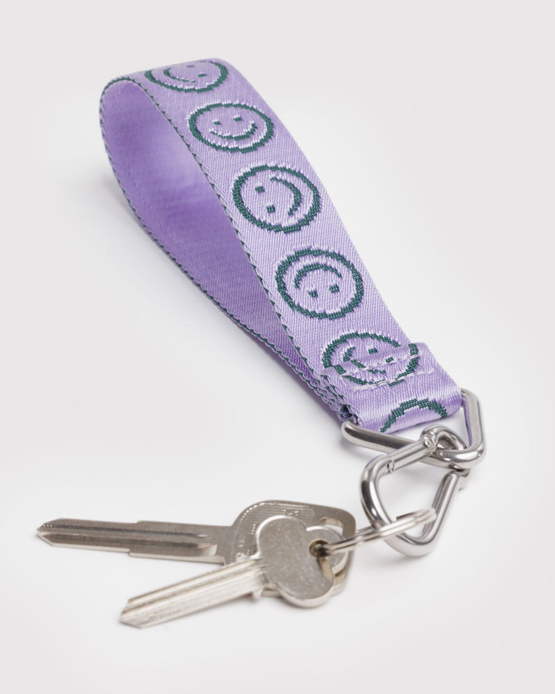 BAGGU Wholesale  Logo Keychain - Lilac Happy