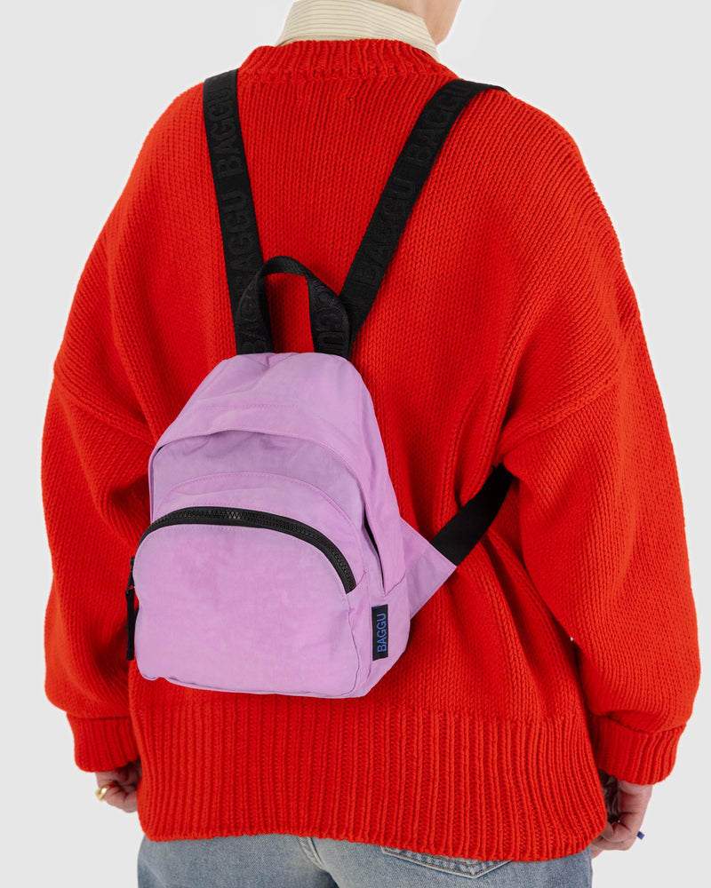 BAGGU Wholesale  Mini Nylon Backpack - Peony