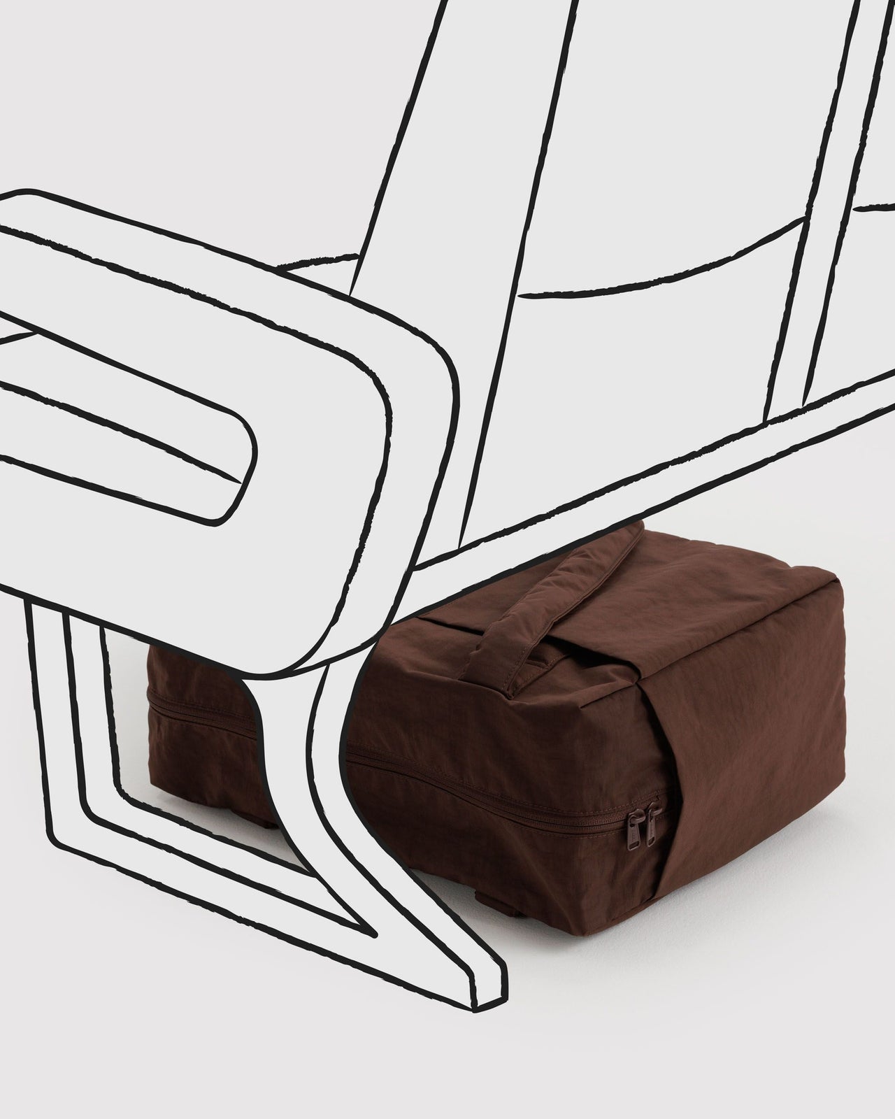 Small Cloud Carry-On - Coffee