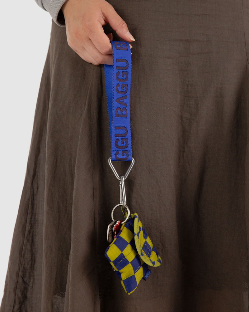 BAGGU Wholesale Shop All Logo Keychain - Cobalt