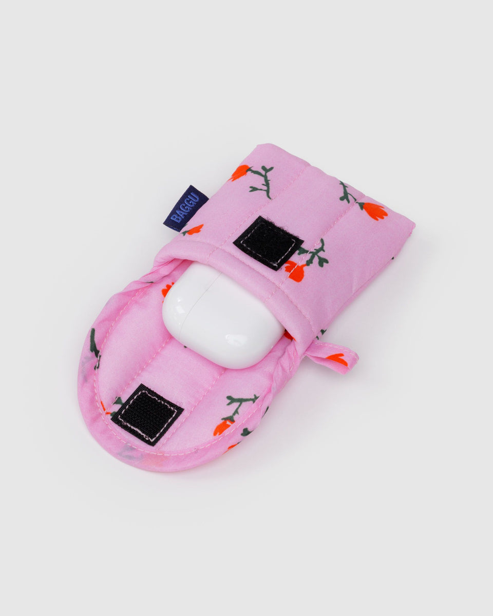 BAGGU Wholesale Shop All Puffy Earbuds Case - Painted Wildflower