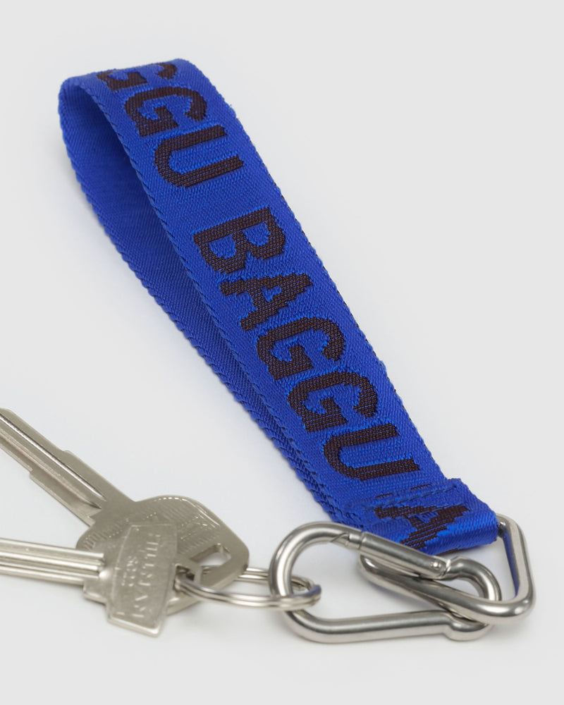 BAGGU Wholesale Shop All Logo Keychain - Cobalt