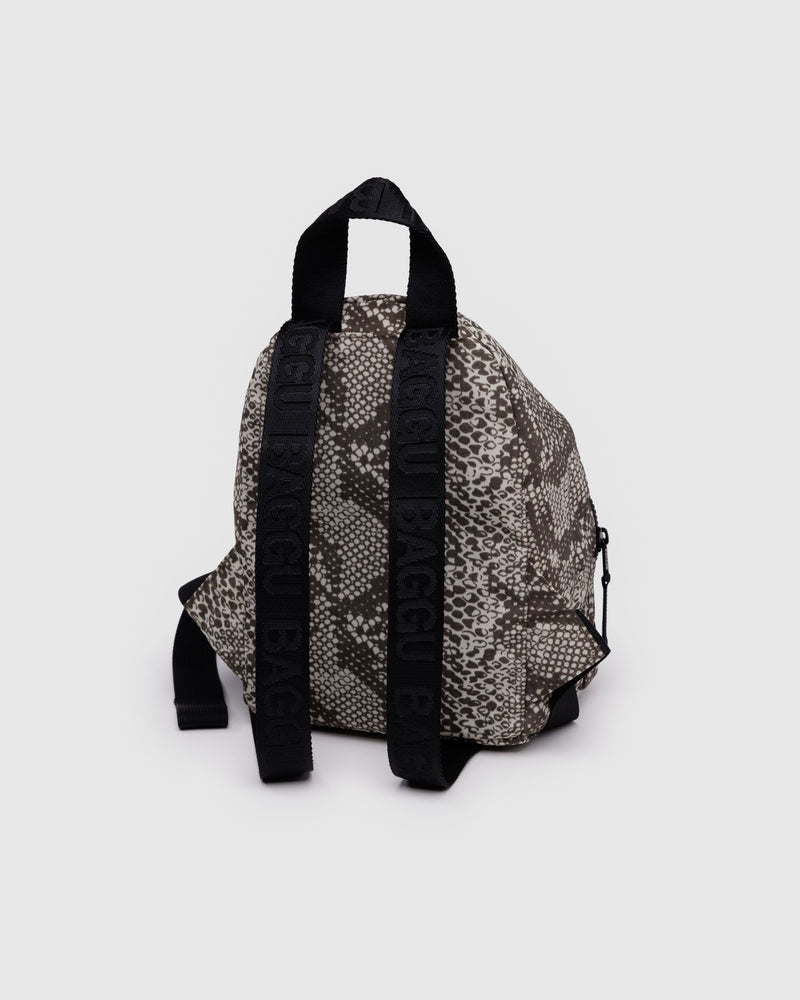 BAGGU Wholesale  Mini Nylon Backpack - Snakeskin