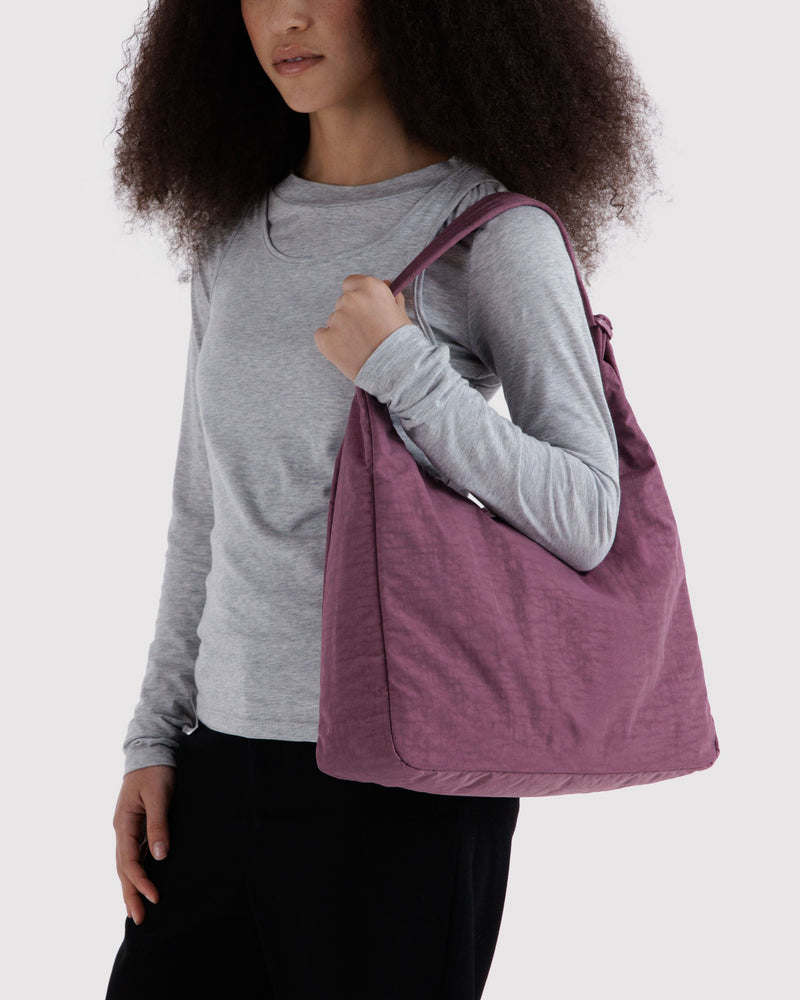 BAGGU Wholesale  Nylon Shoulder Bag - Wild Plum