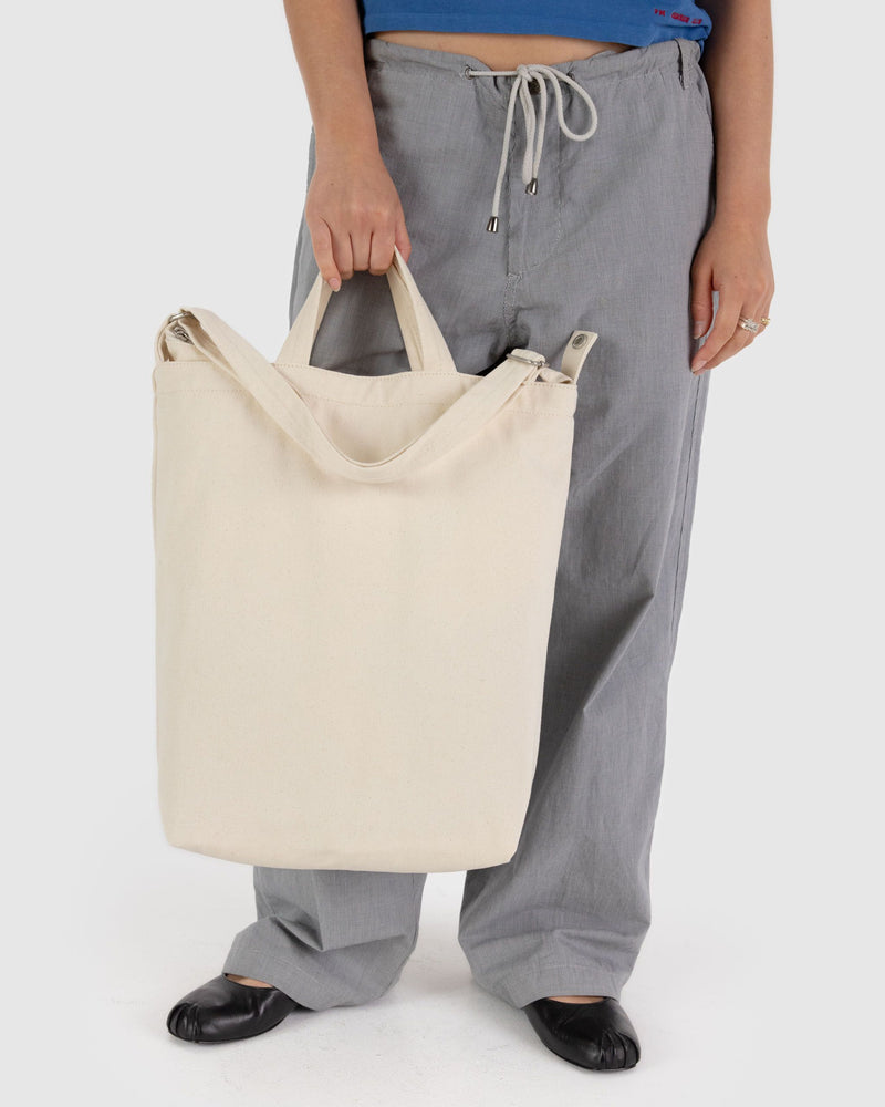 BAGGU Wholesale HO17Lookbook - Duck Bag Zip Duck Bag - Natural Canvas