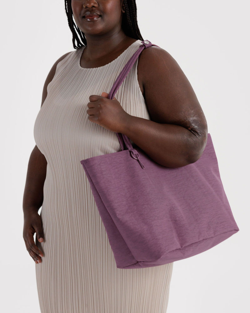 BAGGU Wholesale  Large Nylon Reversible Tote - Wild Plum Mix