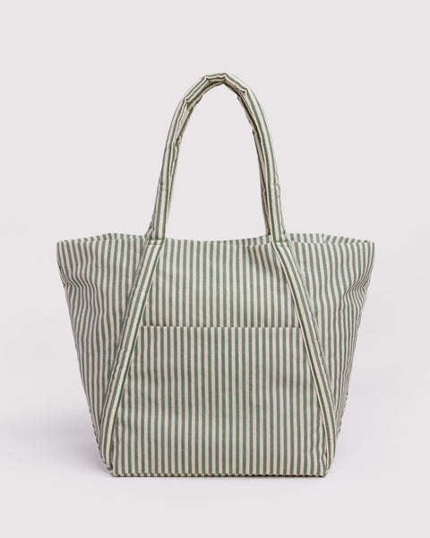 BAGGU Wholesale Totes Cloud Bag - Sage Stripe