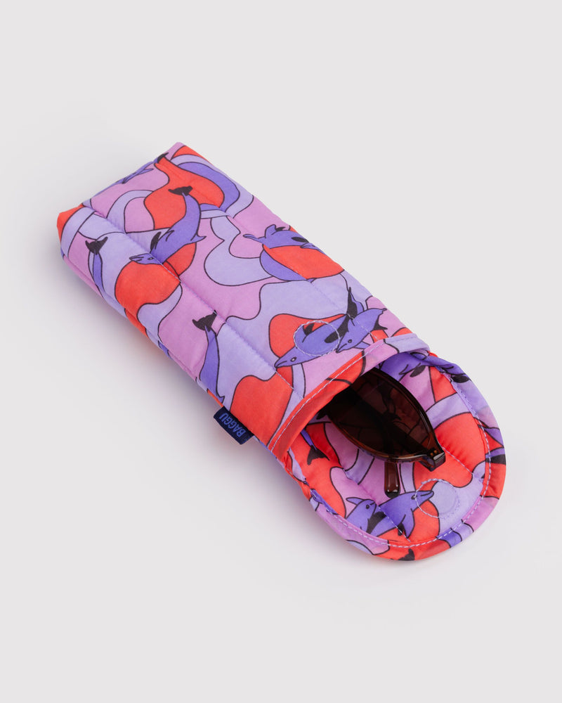 BAGGU Wholesale Cases & Sleeves Puffy Glasses Sleeve - Dolphins