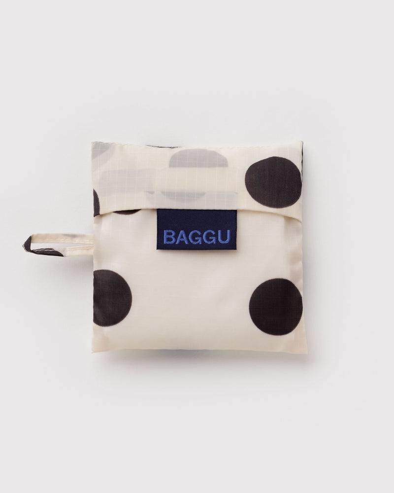 BAGGU Wholesale  Baby Baggu - Cream and Black Polka Dot