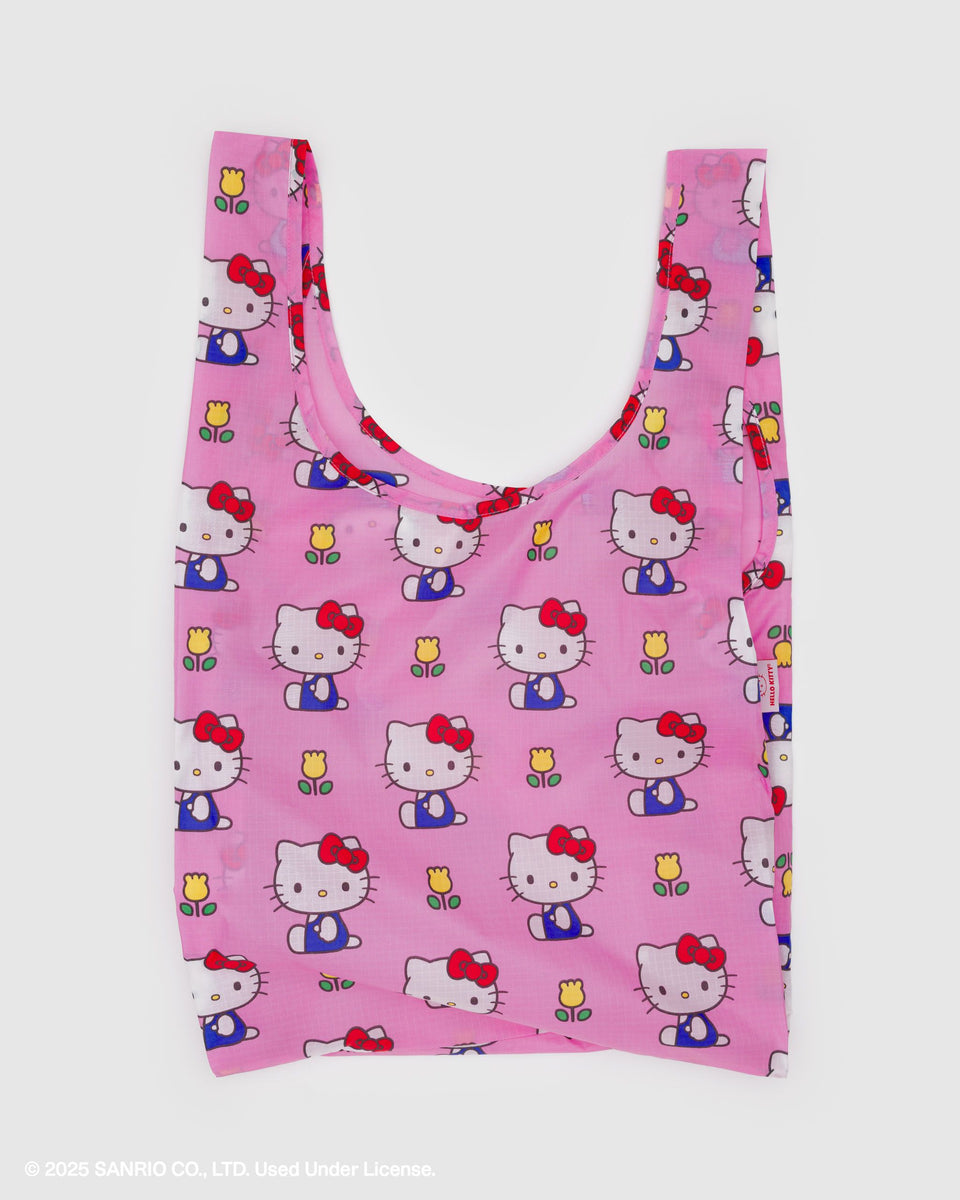 BAGGU Wholesale Recycled Ripstop Nylon Standard Baggu - Hello Kitty Pink