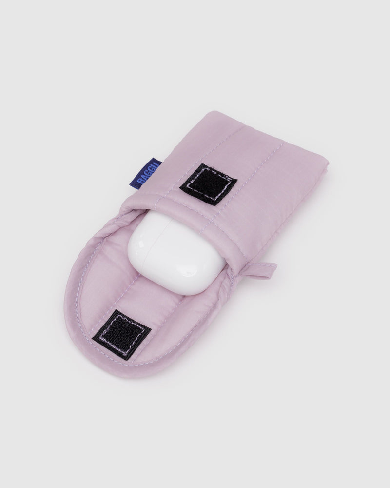 BAGGU Wholesale Shop All Puffy Earbuds Case - Dusty Pink