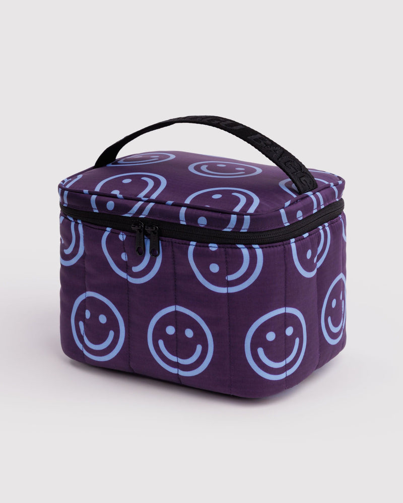 BAGGU Wholesale  Puffy Lunch Bag - Indigo Happy