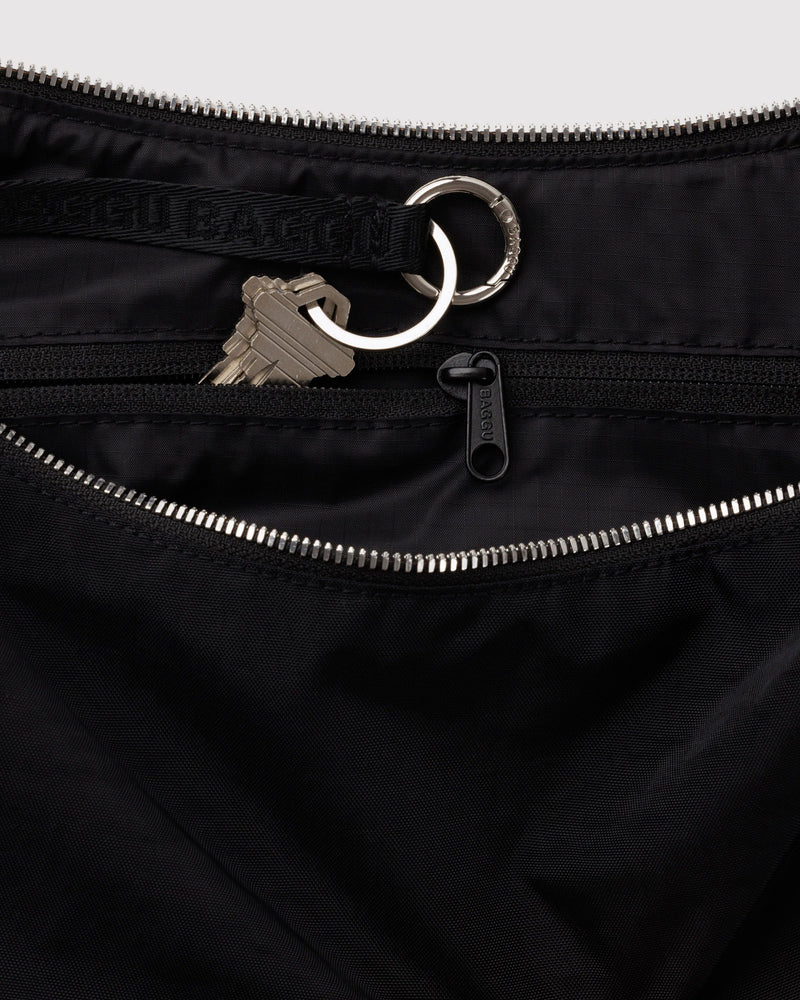 BAGGU Wholesale Recycled Nylon Medium Nylon Crescent Bag - Studs