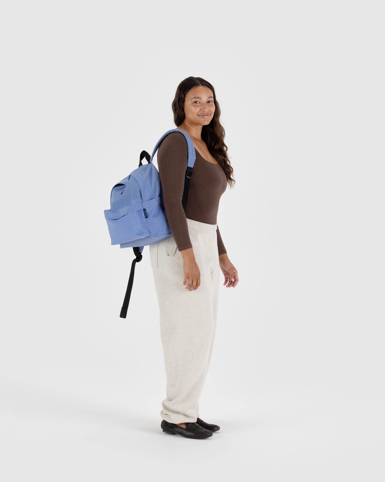 Medium Nylon Backpack - Cornflower